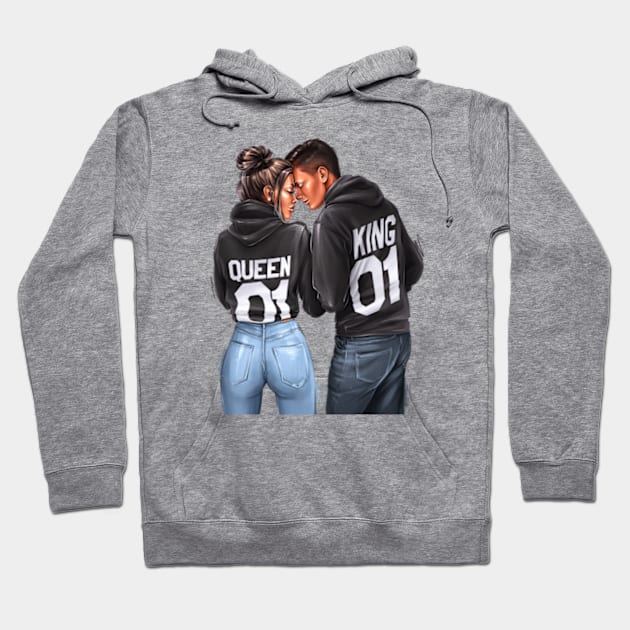 My king my queen hoodies hotsell